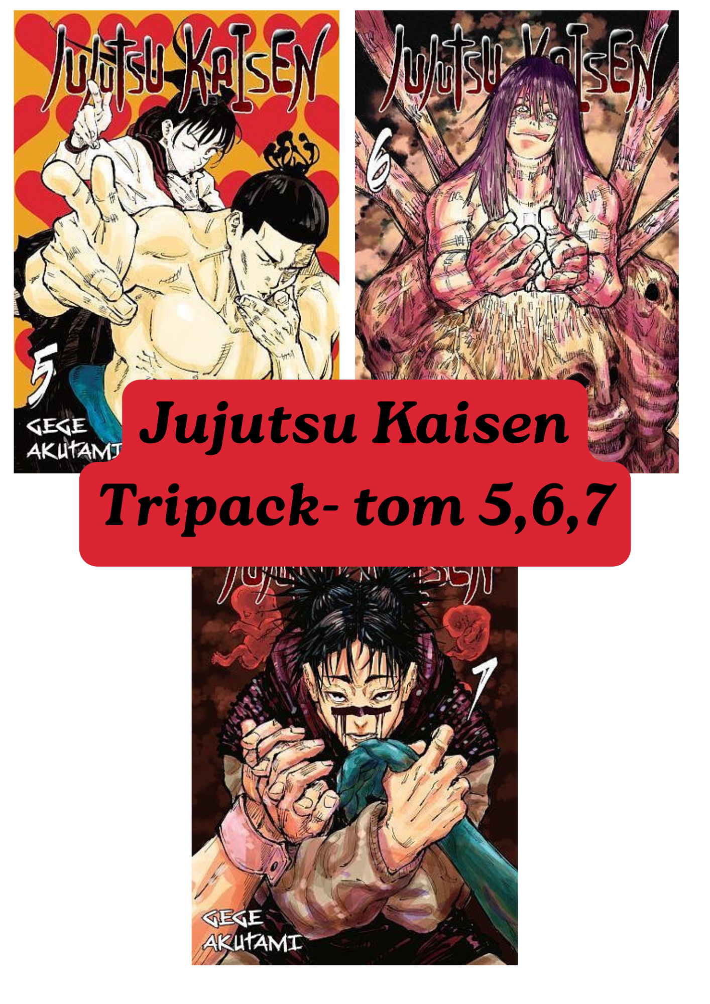 Jujutsu Kaisen Tripack Tom 5,6,7